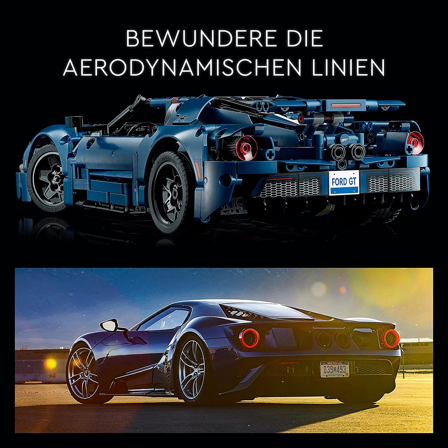 42154 Technic Ford GT 2022, Konstruktionsspielzeug, Single