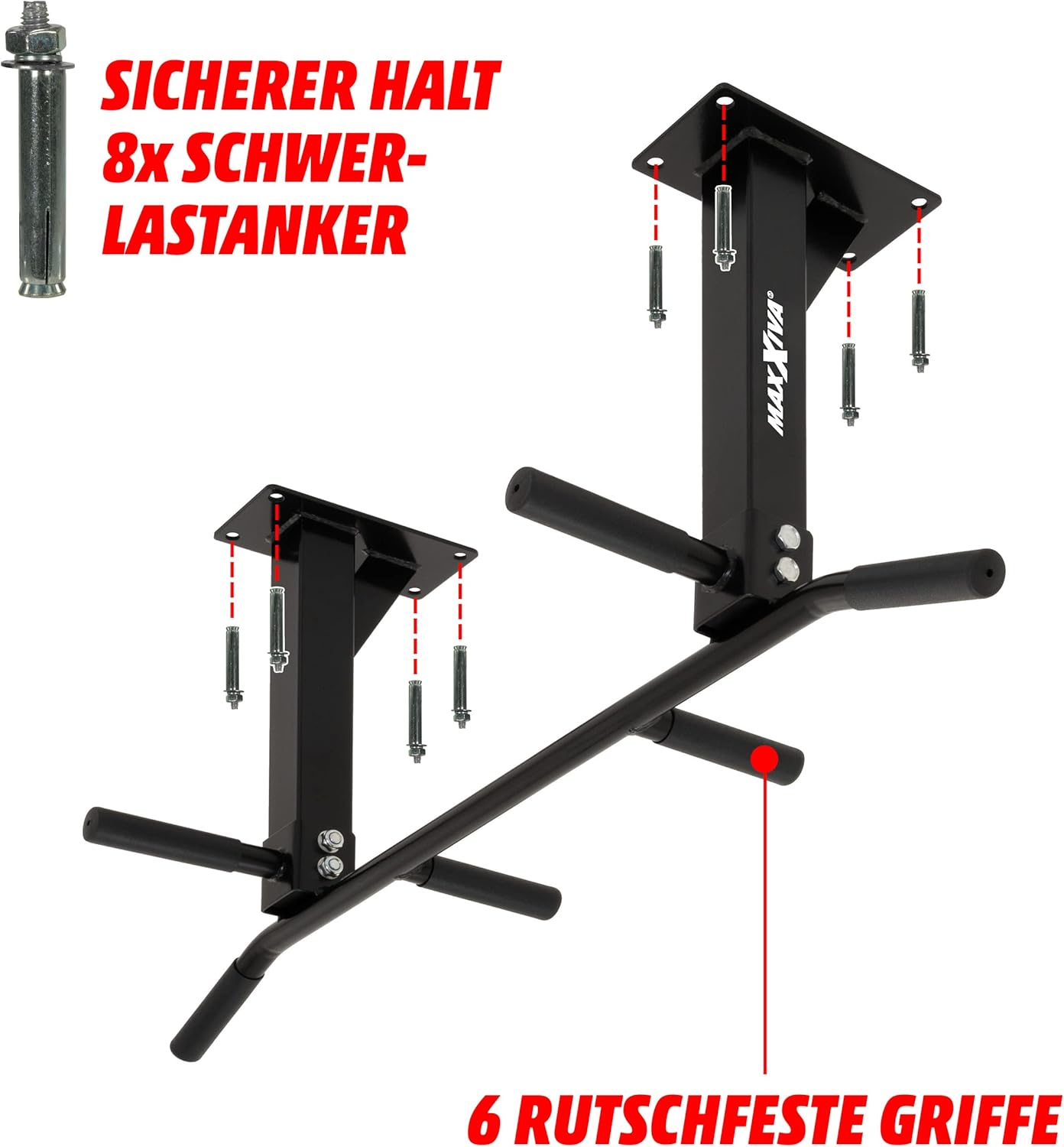 Klimmzugstange für Deckenmontage