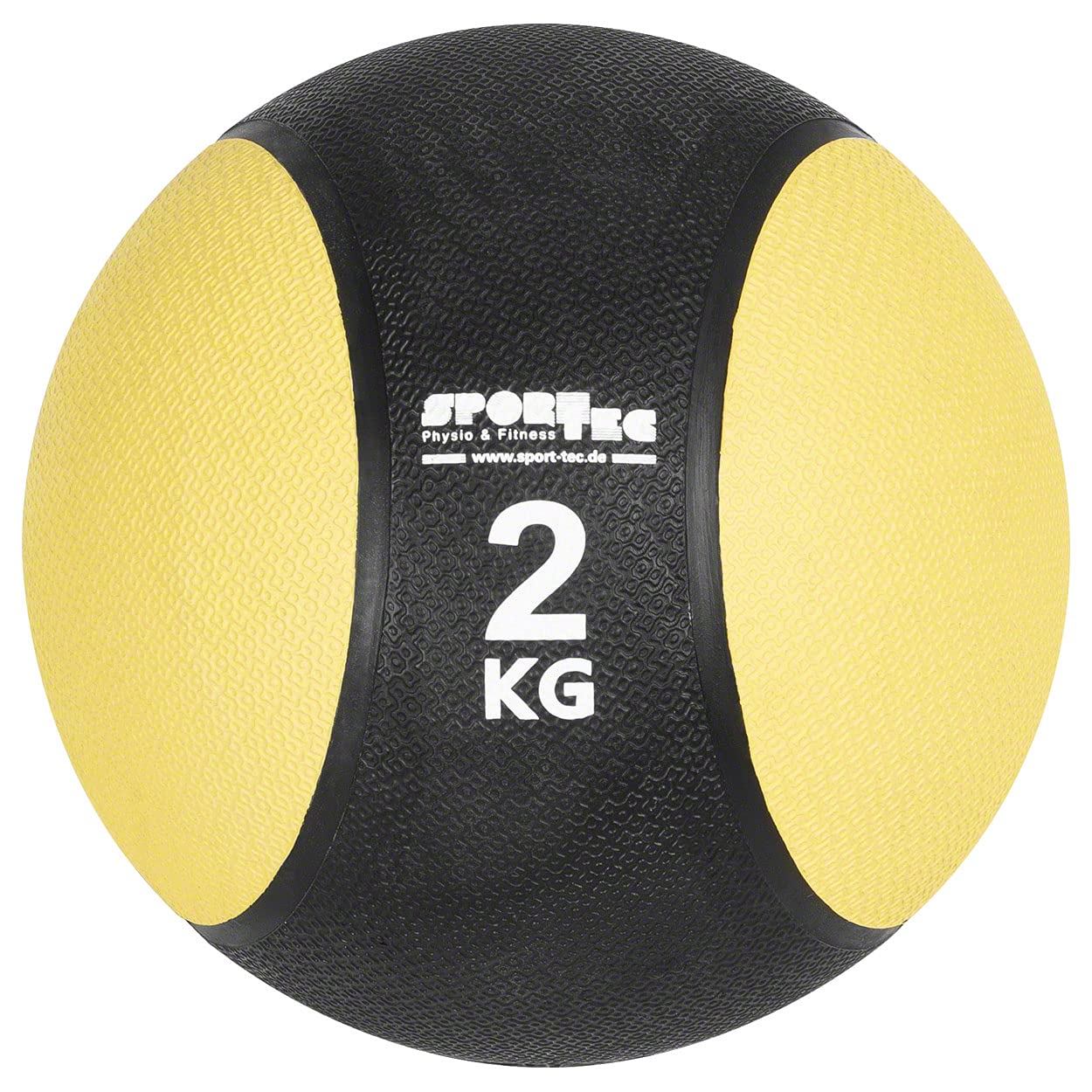 Medizinball, 2 kg / gelb