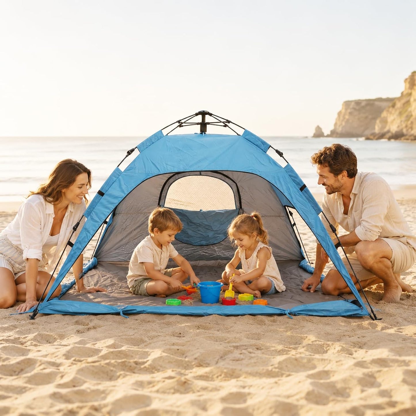 Pop Up Strandmuschel