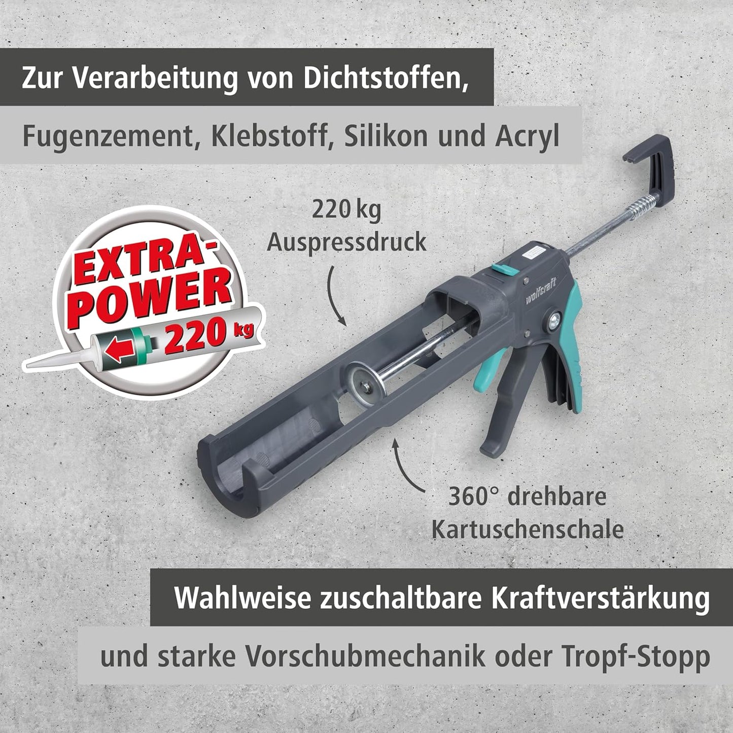 wolfcraft 1 Kartuschenpresse MG 550