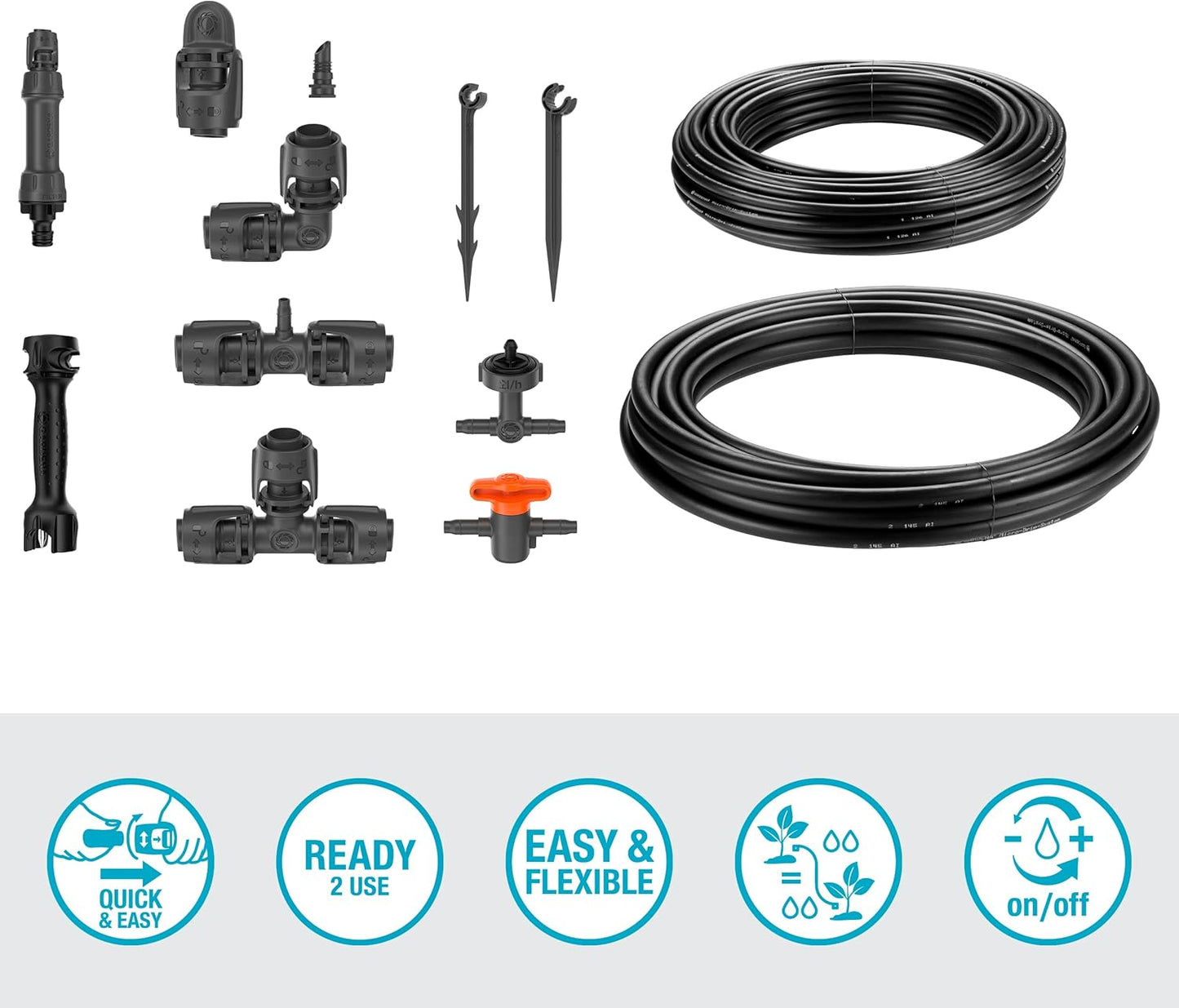 Micro-Drip-System Set Hochbeet/Beet