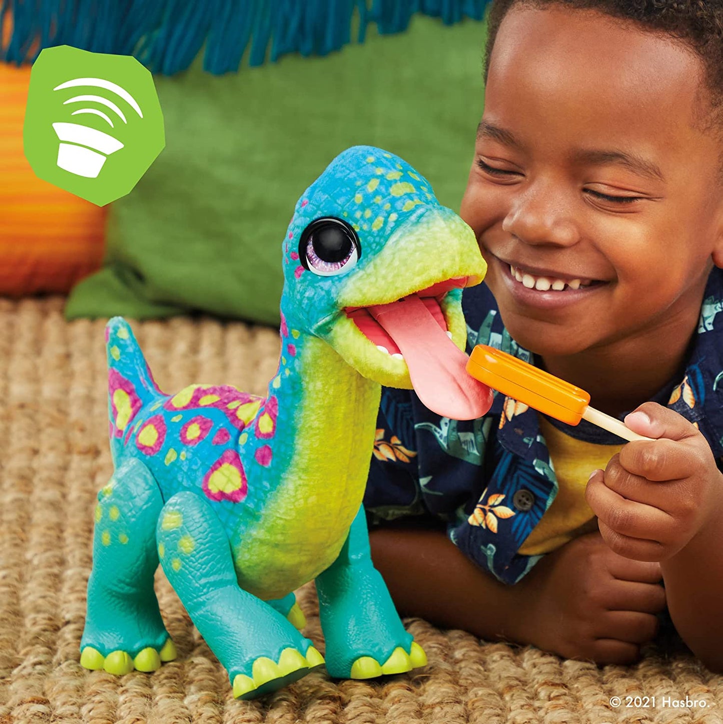 FurReal Sam, der Brontosaurus, Kuscheltier
