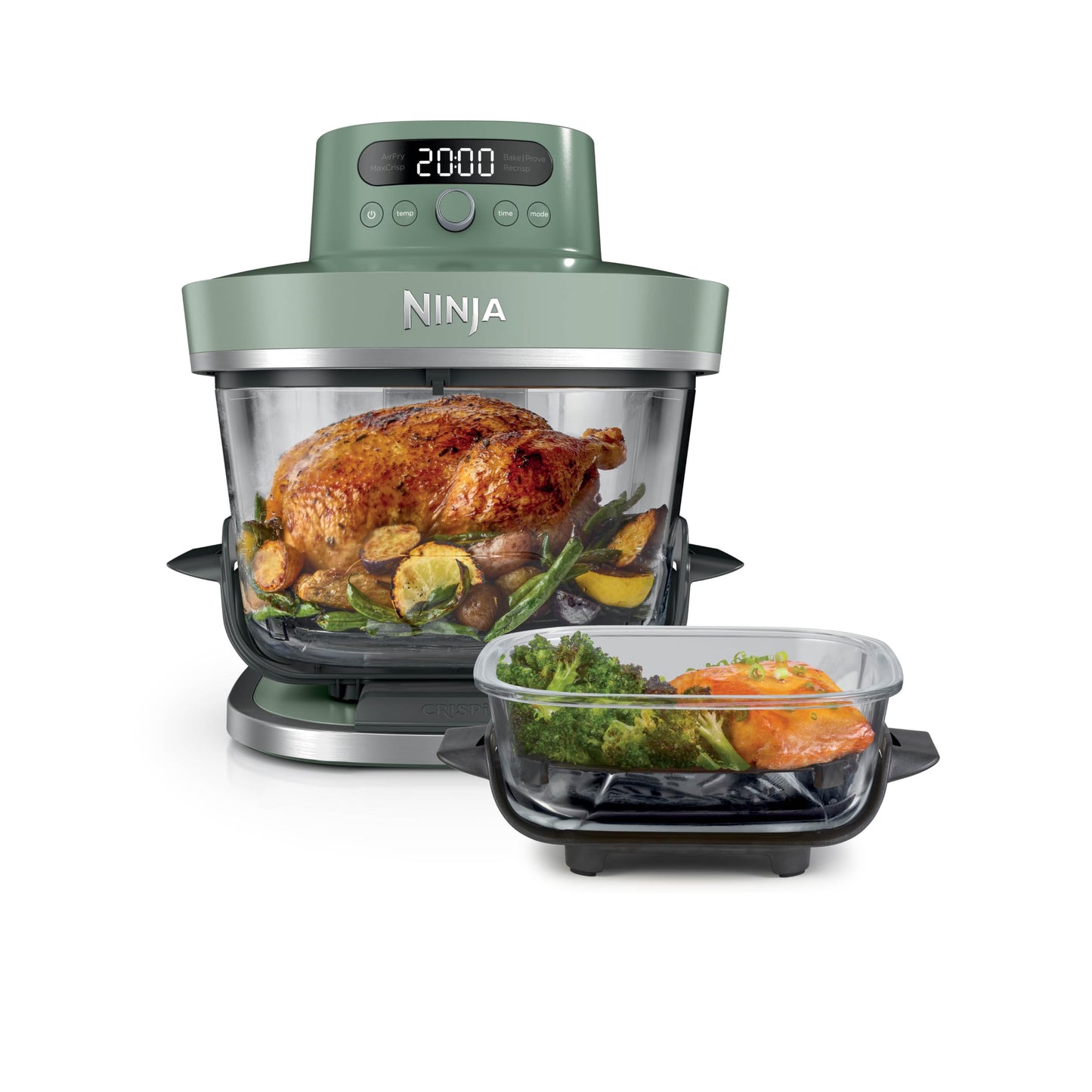 CRISPi PRO XL Heissluftfritteuse, Moosgrün