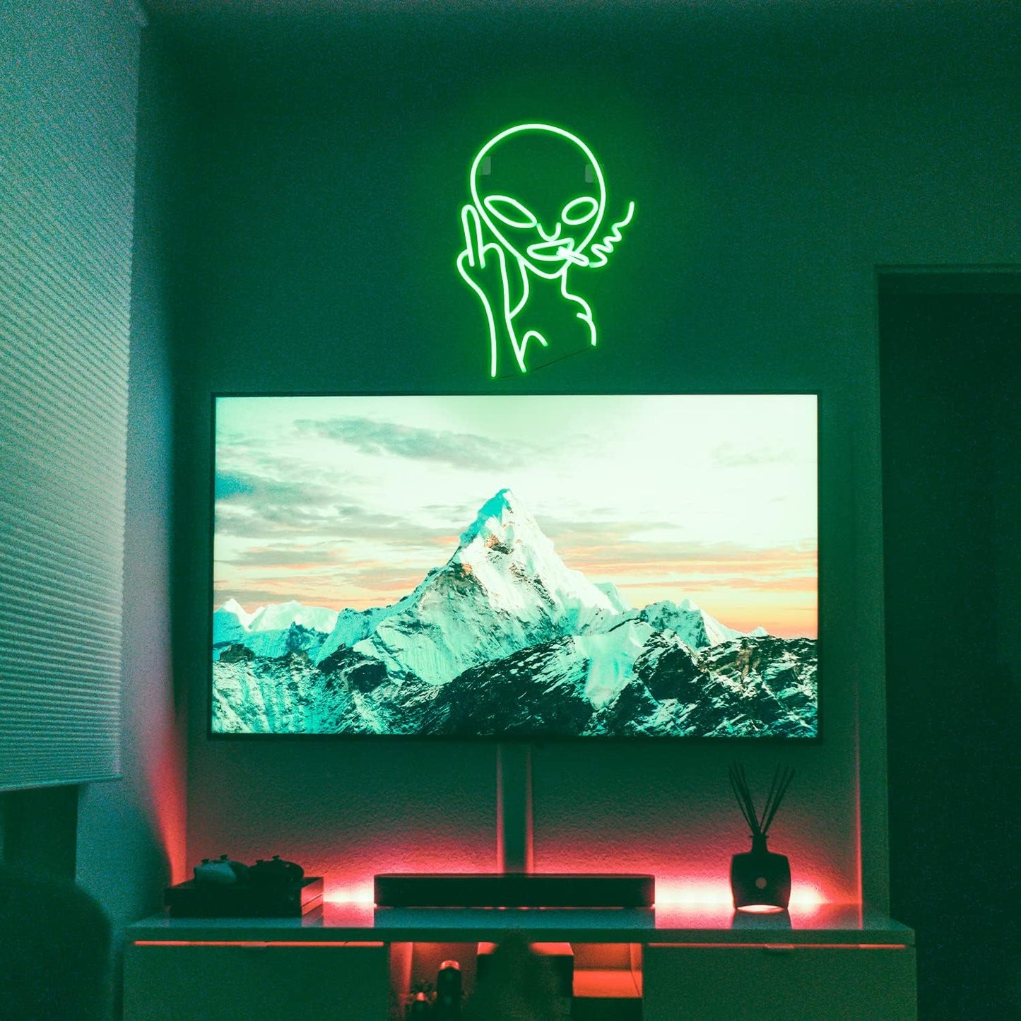 Neonlicht Green Alien, Green Alien