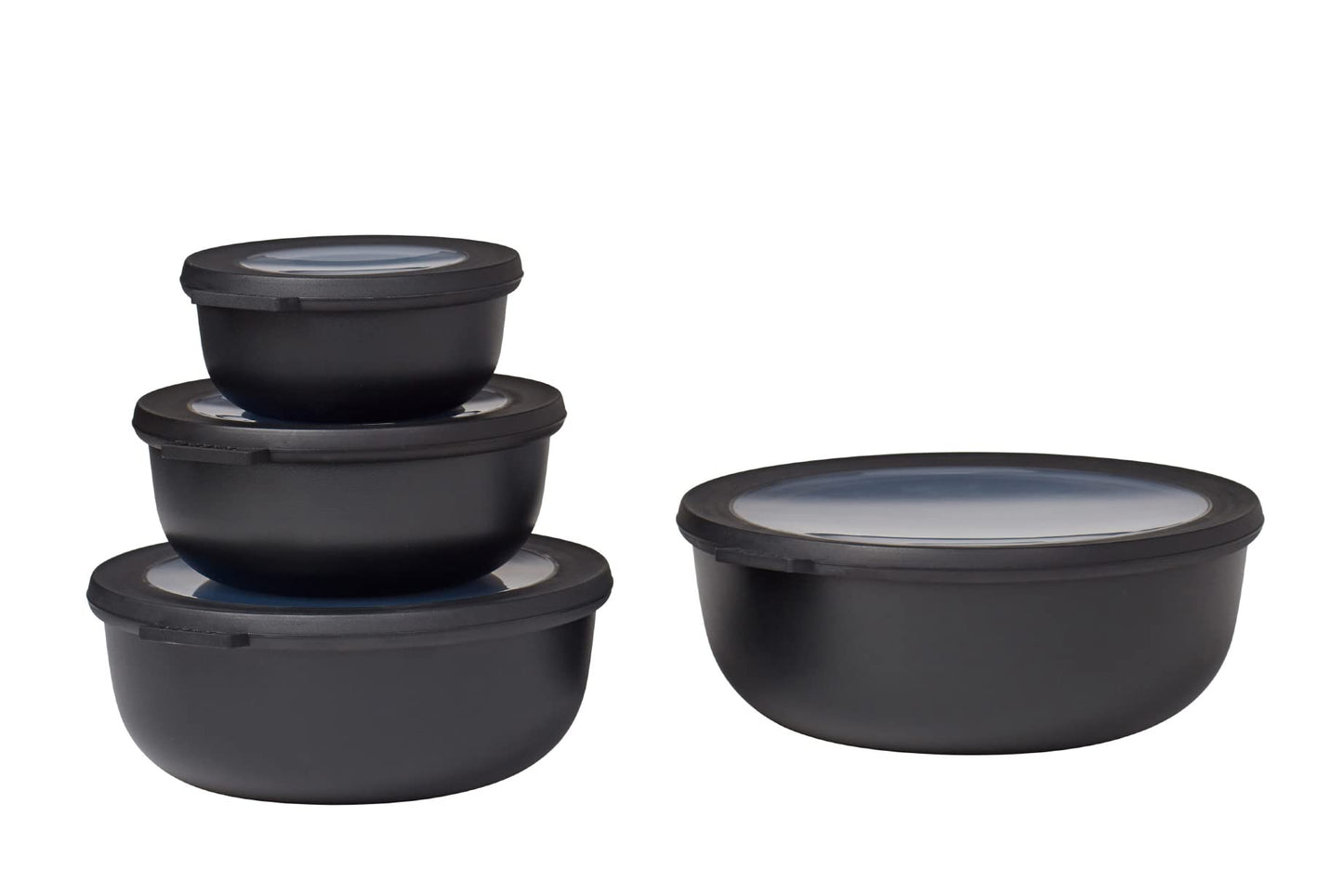 4er-Set Multischale Cirqula, Nordic Black 350+750+1250+2250