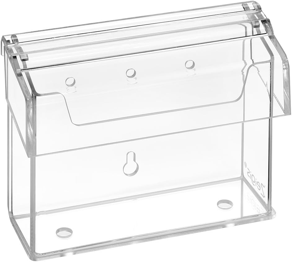 Wetterfeste DIN A6 Flyer-Box mit Deckel