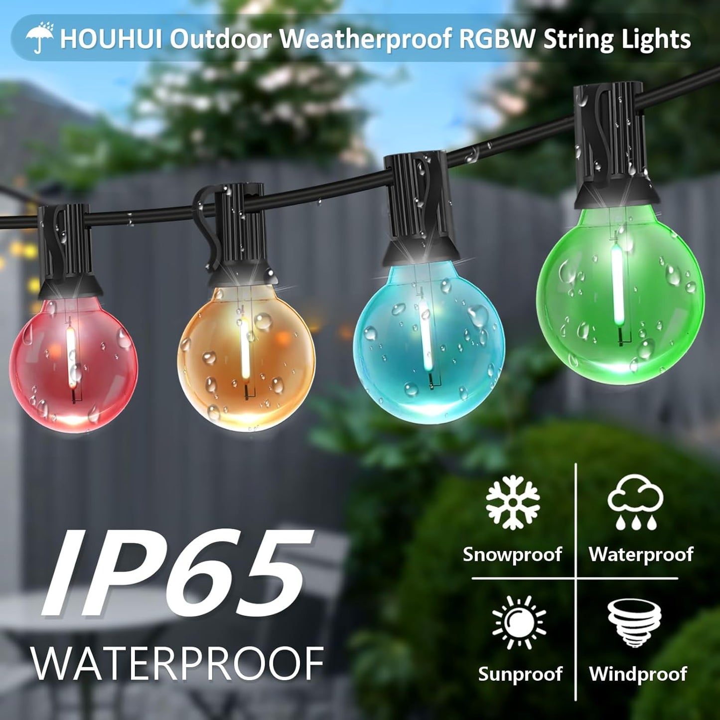 RGBW Outdoor-Lichterkette