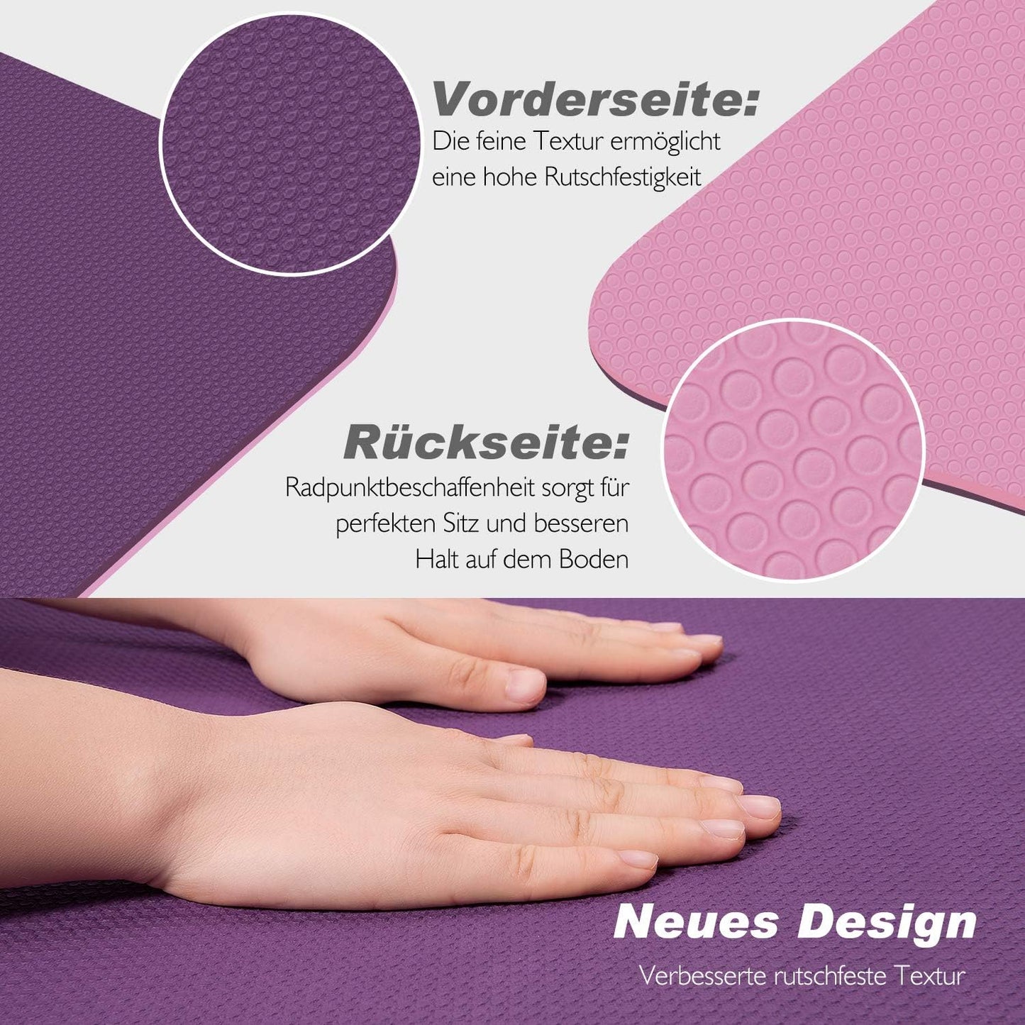Yogamatte, Violett
