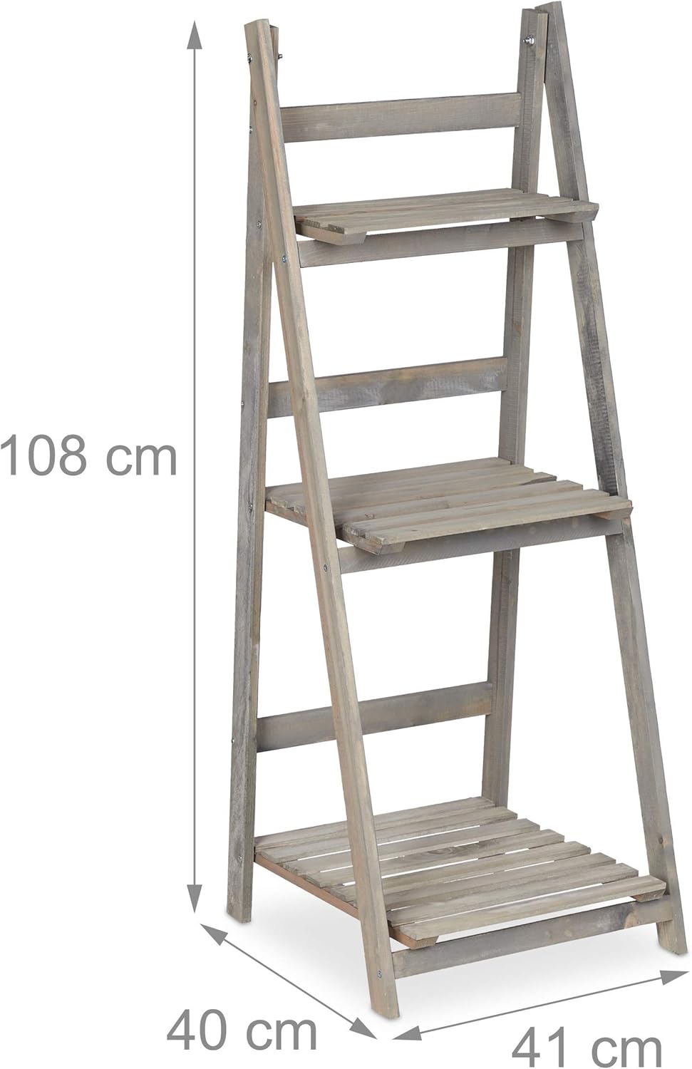 Klappbare Blumentreppe, 108,00 x 41,00 x 40,00cm
