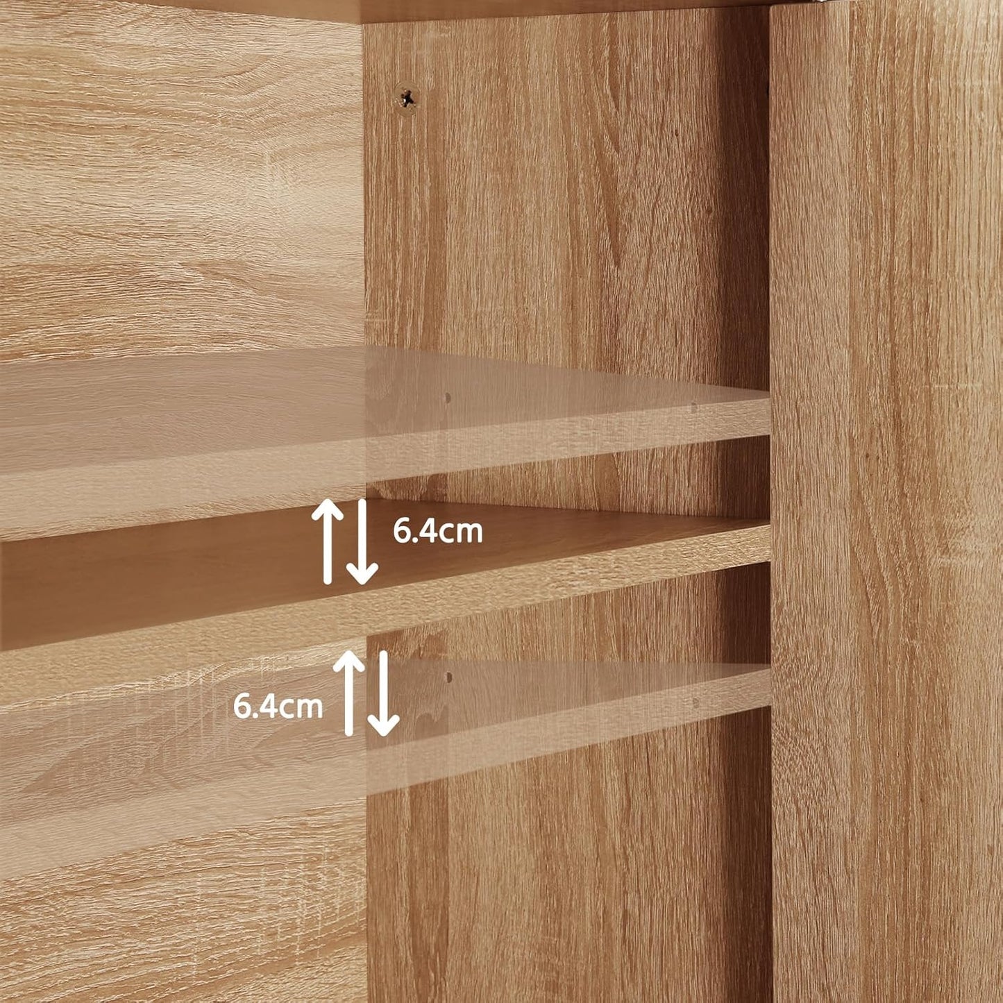 Waschmaschinenregal mit Schrank und verstellbarer Ablage