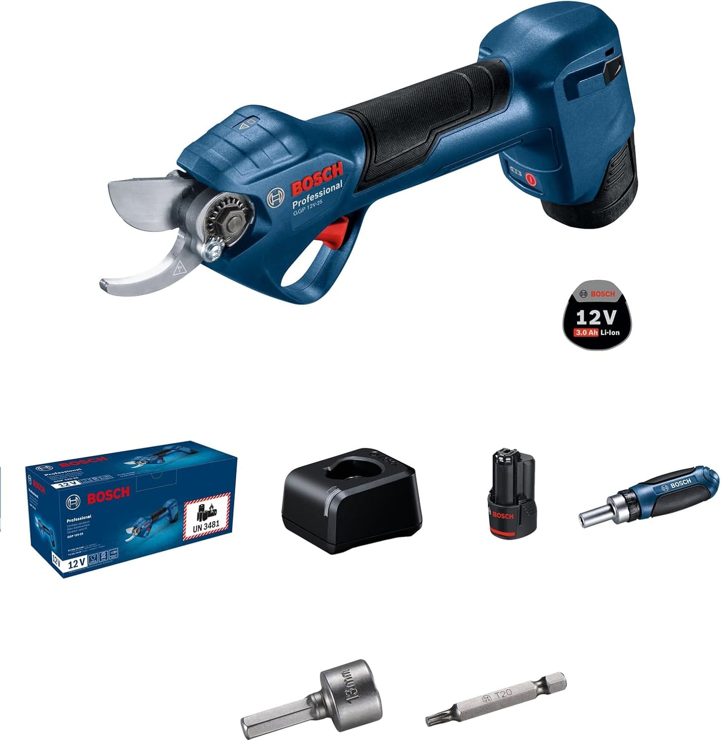Astschere GGP 12V-25 mit Akku