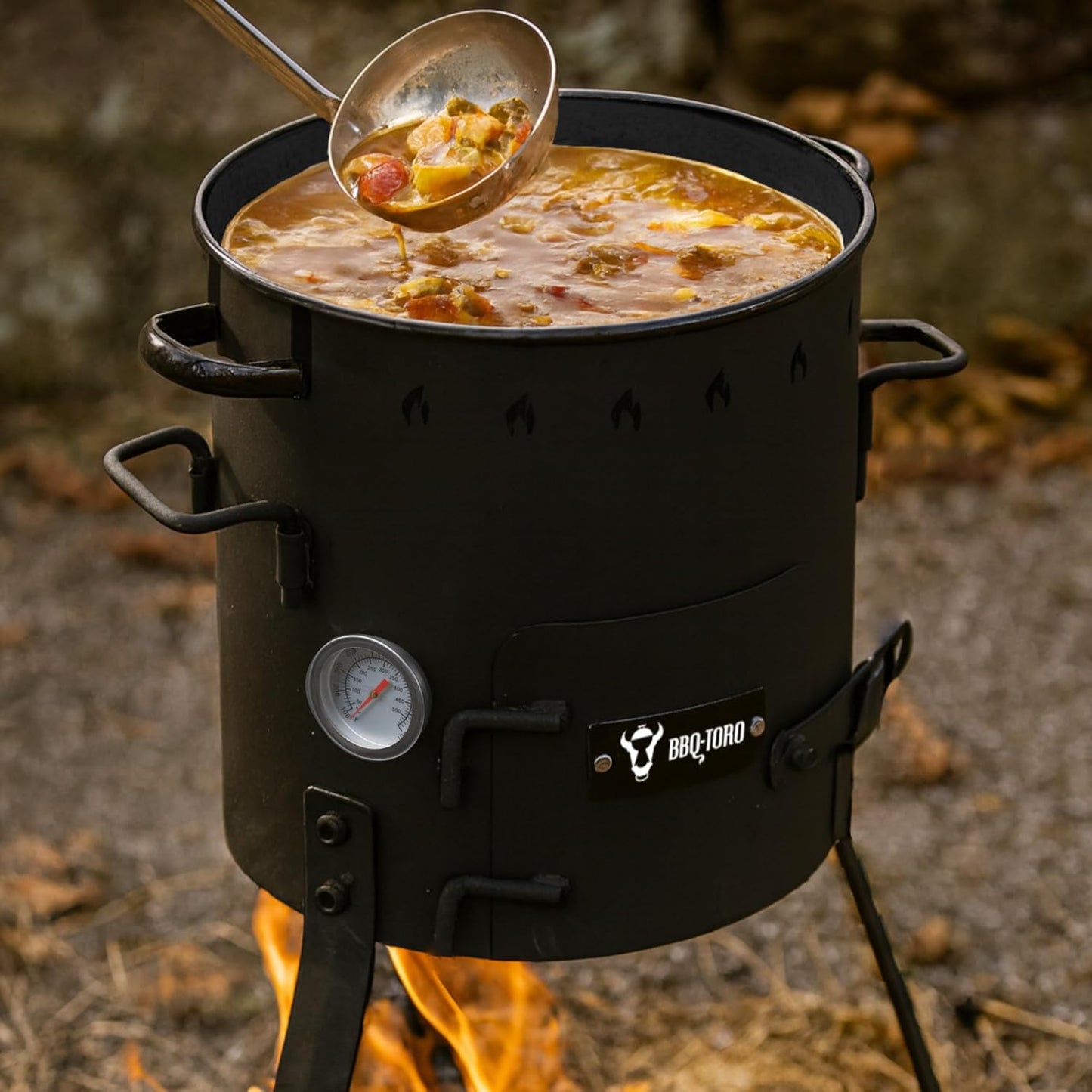 Eintopfofen mit Topf, Grillrost & Kelle, Ø 29 cm