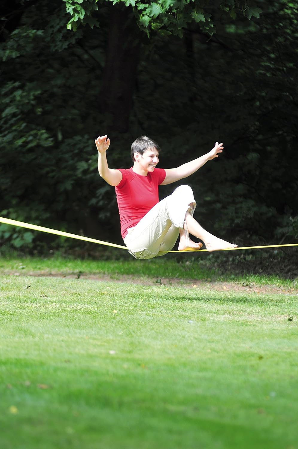 Slackline Set mit Baumschutz