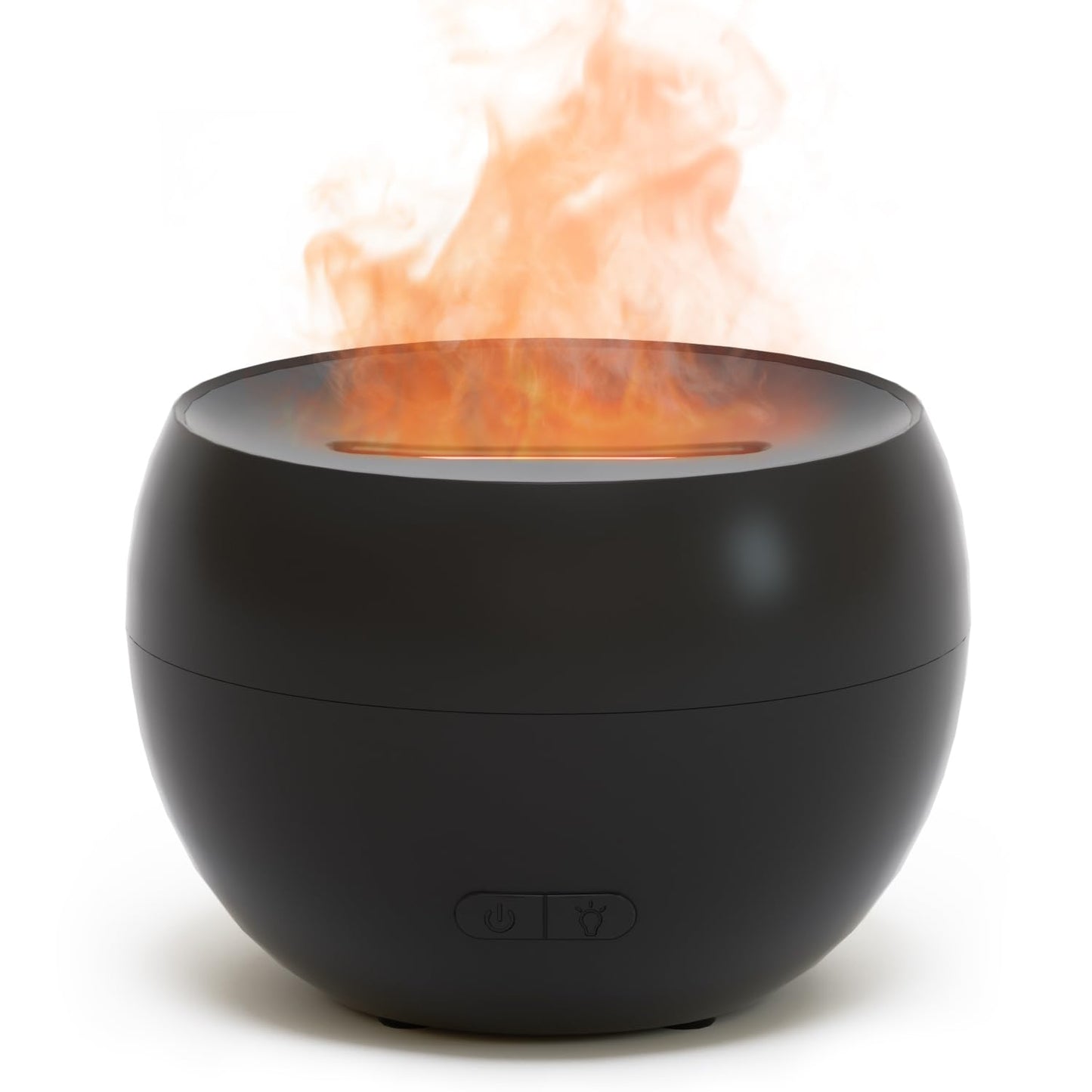 Aroma Diffuser mit Flammeneffekt, Schwarz