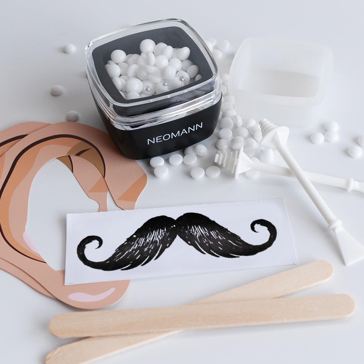 Mobiles Mini-Waxing Set mit USB-C & Zubehör