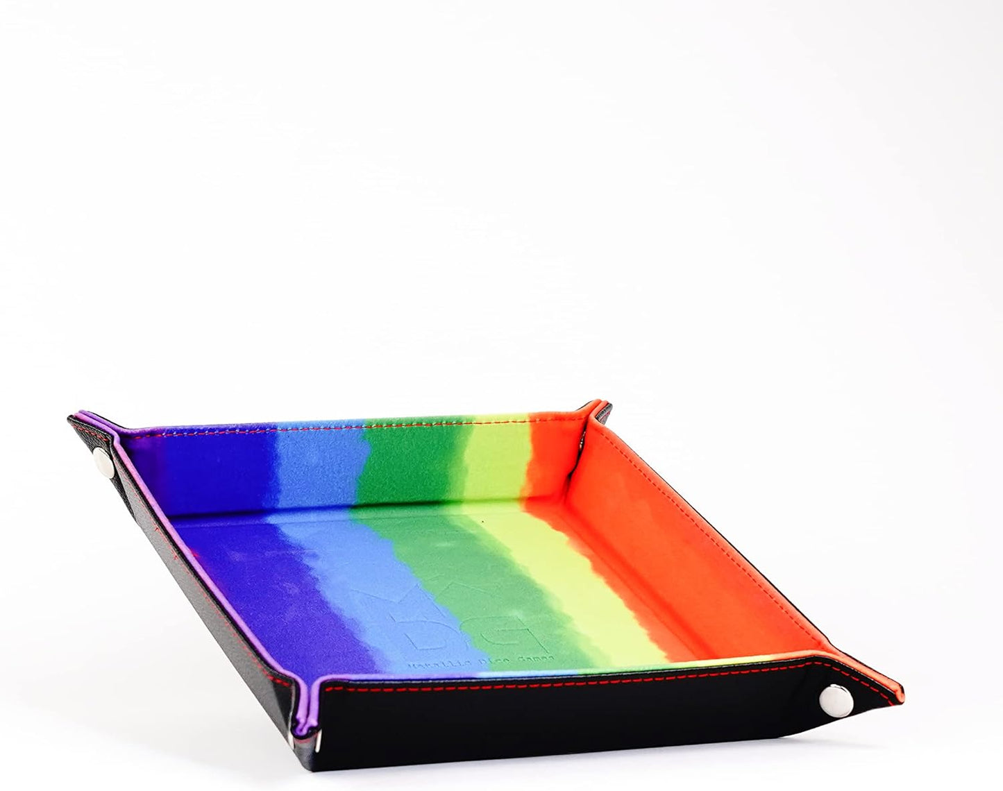Faltbares Würfelbrett, Aquarell Regenbogen