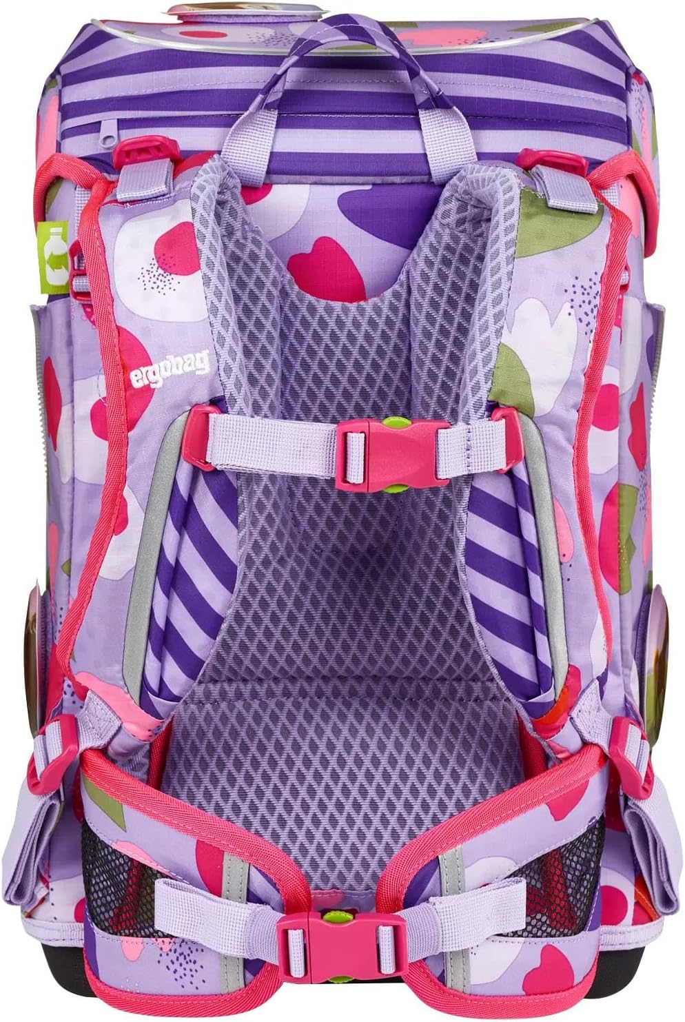 Schultaschen Set CUBO Light, Blütenzaubär - Lila Einheitsgrösse