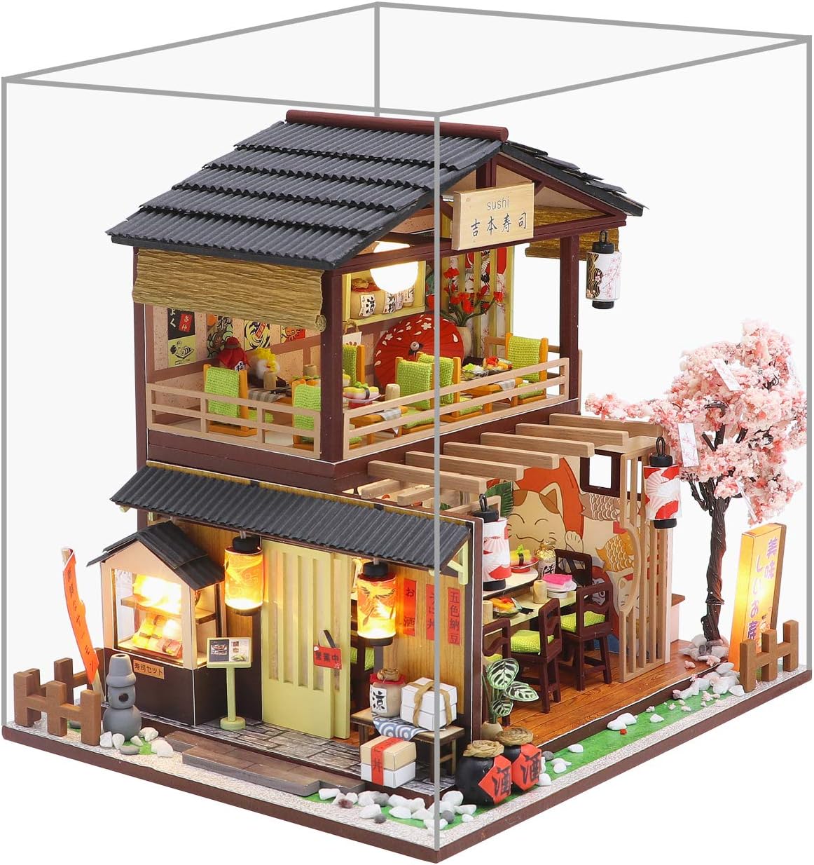 DIY Puppenhaus-Bausatz, Rosa