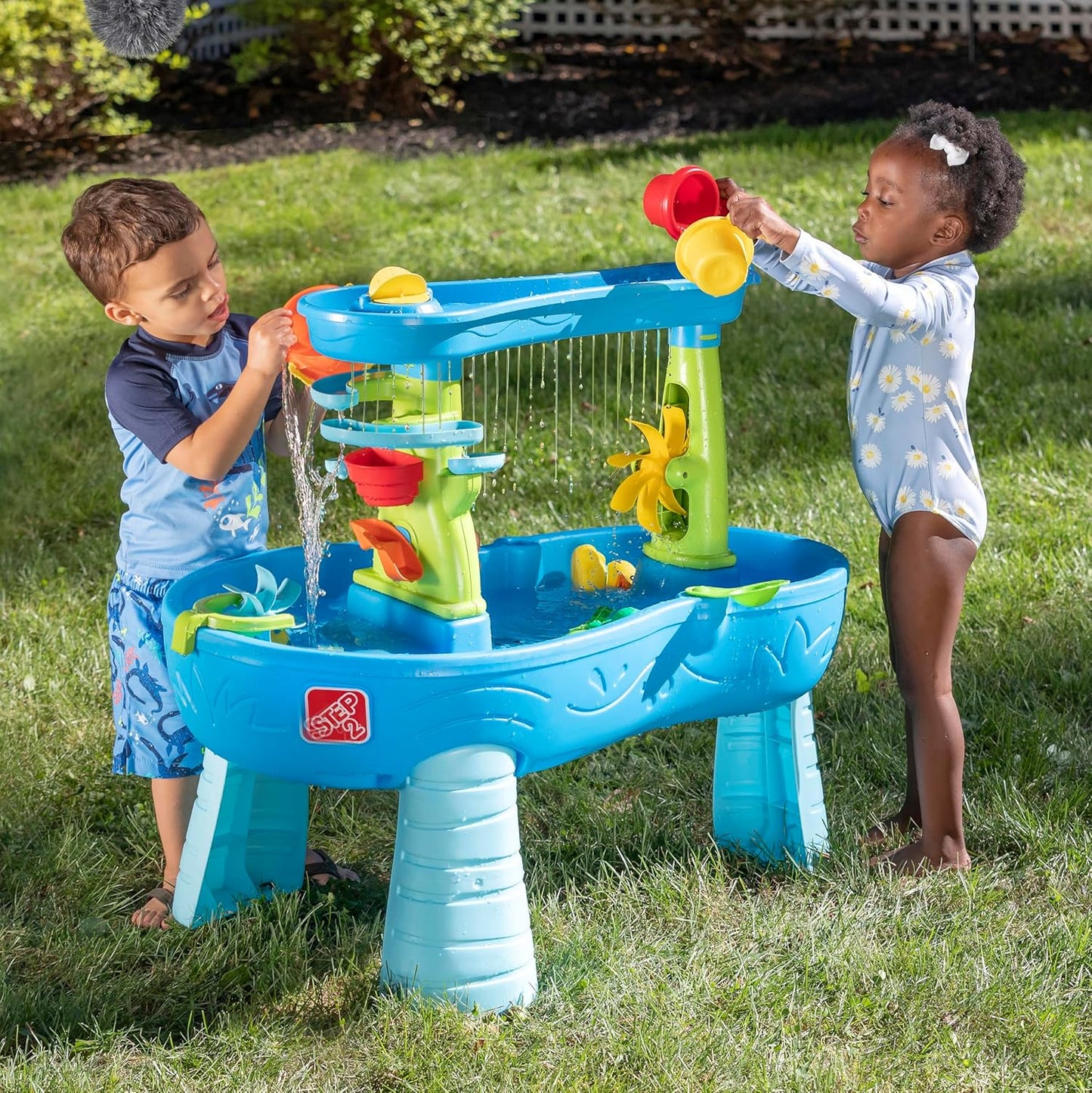 Wasserspieltisch mit Zubehörset, Blau
