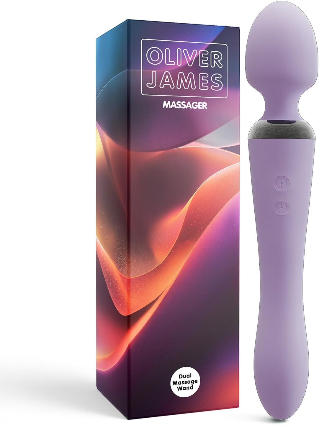 Doppelkopf Vibrator mit 10 Vibrationsmodi, Flieder