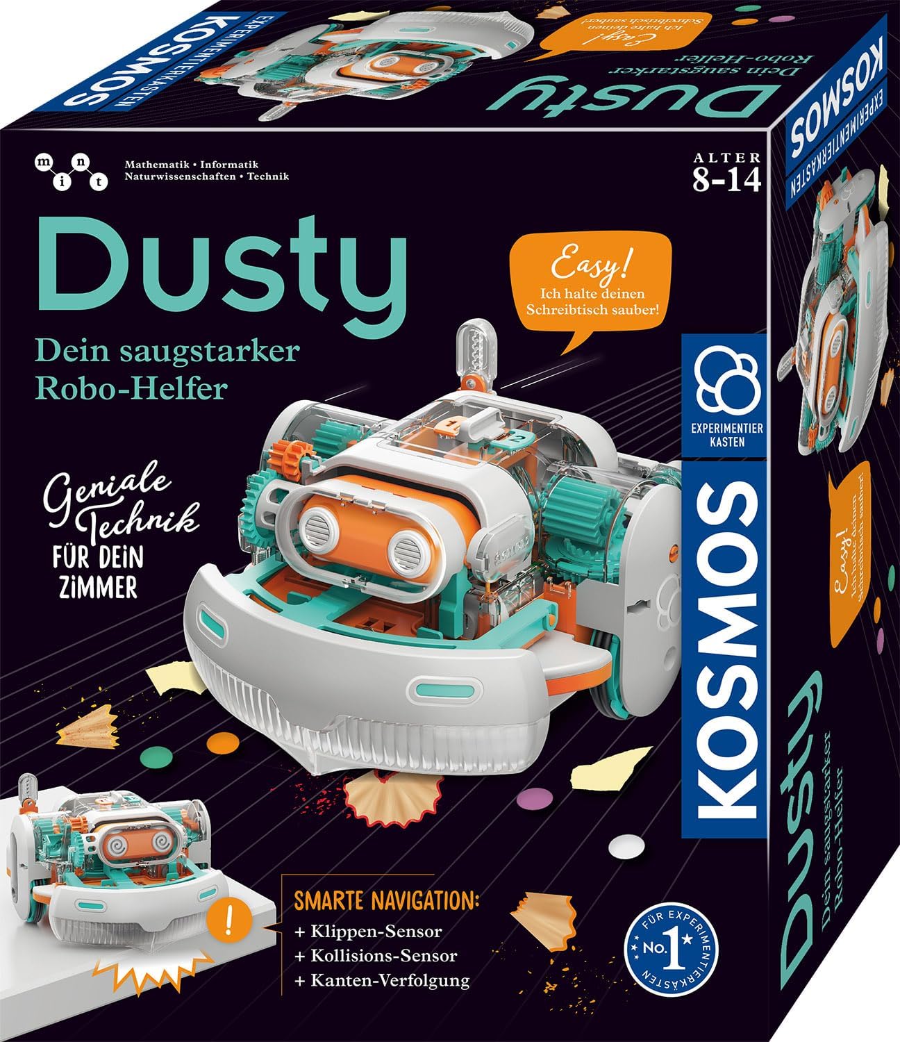 Robo-Staubsauger-Experimentierkasten Dusty
