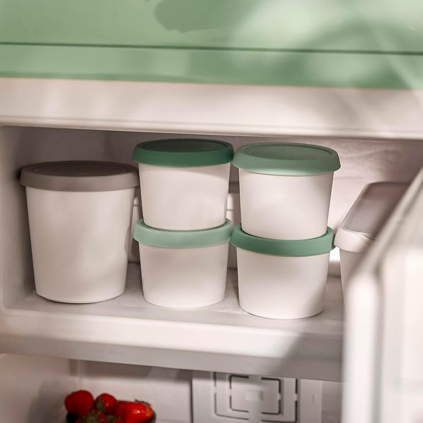 4-teiliges Eisbehälter-Set für Speiseeis