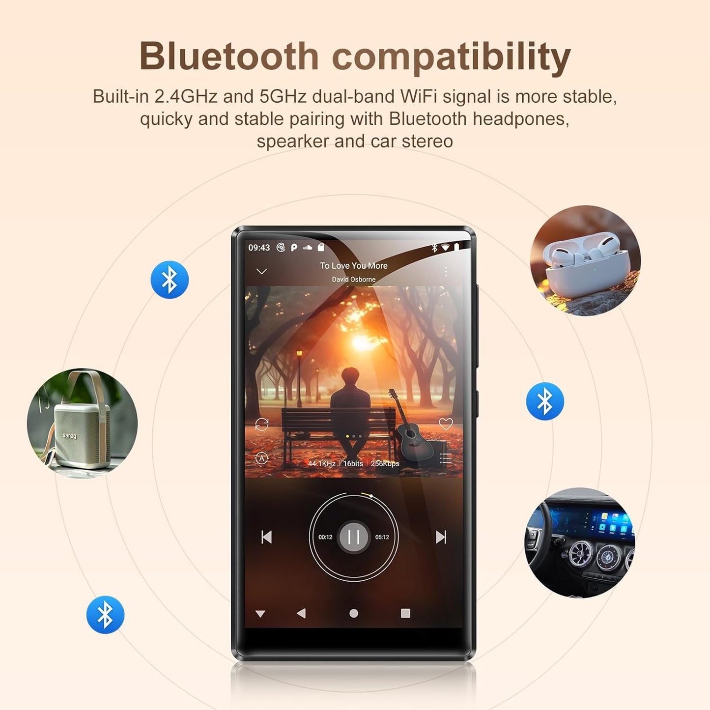 MP3-Player, Schwarz