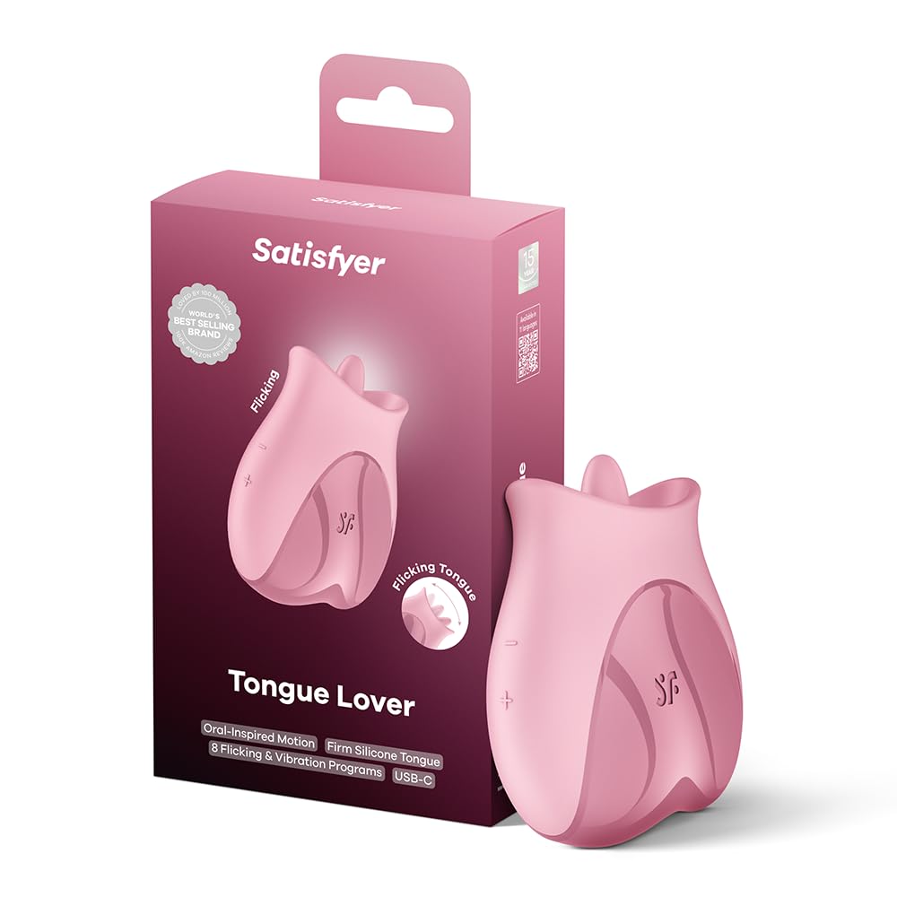 Tongue Lover Zungen- und Auflegevibrator mit 8 Modi