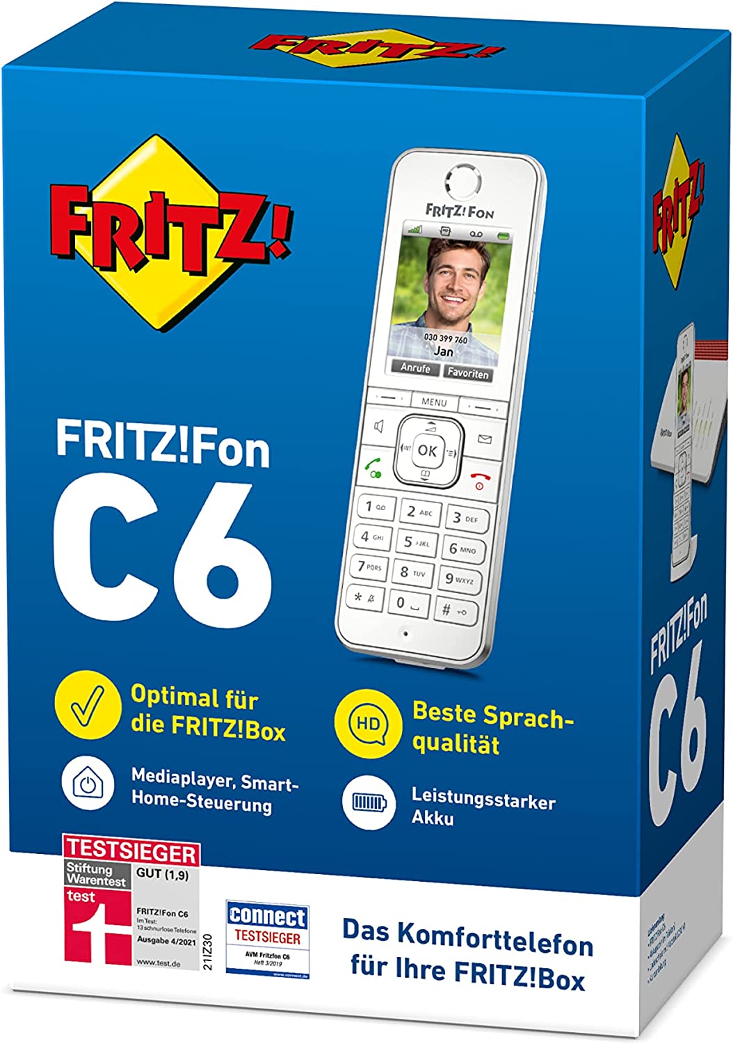 FRITZ!Fon C6, Mobilteil, Weiss