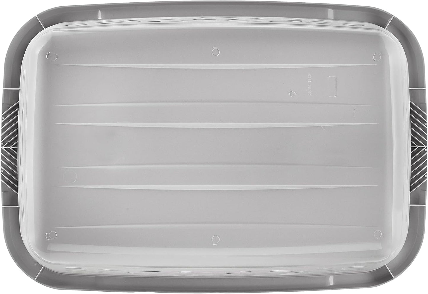 Wäschekorb Jost mit Luftdurchlässigem Dekor, Nordic Grey 52 L