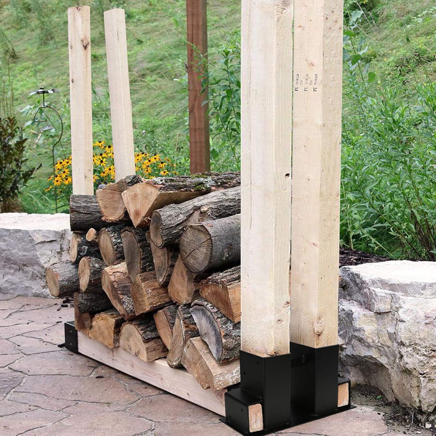 Holzstapelhilfe Set