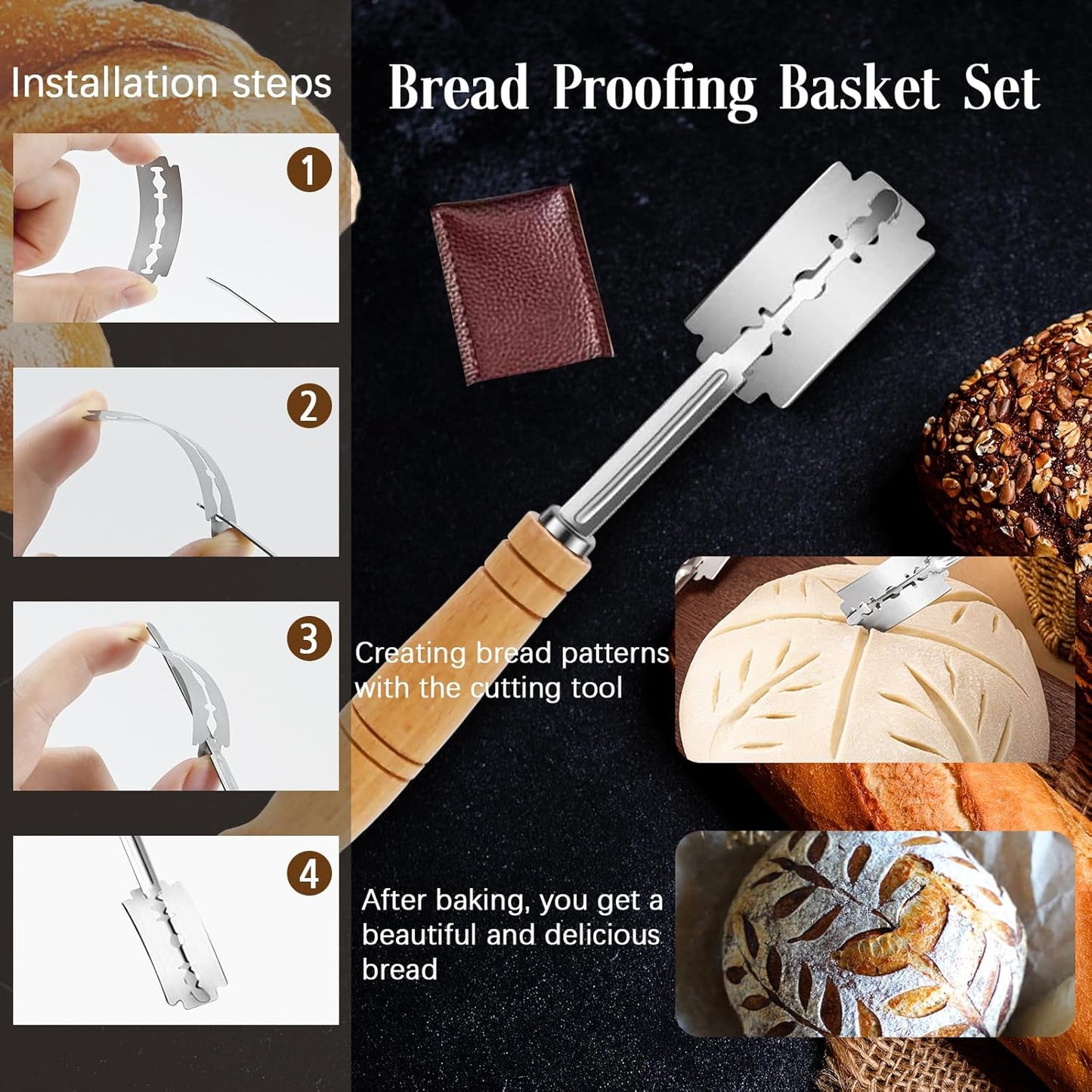 Gärkörbchen-Set für Brotbacken