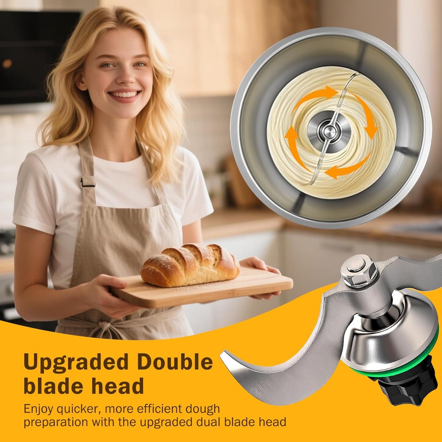 Teigmesser für Thermomix TM7/TM6/TM5