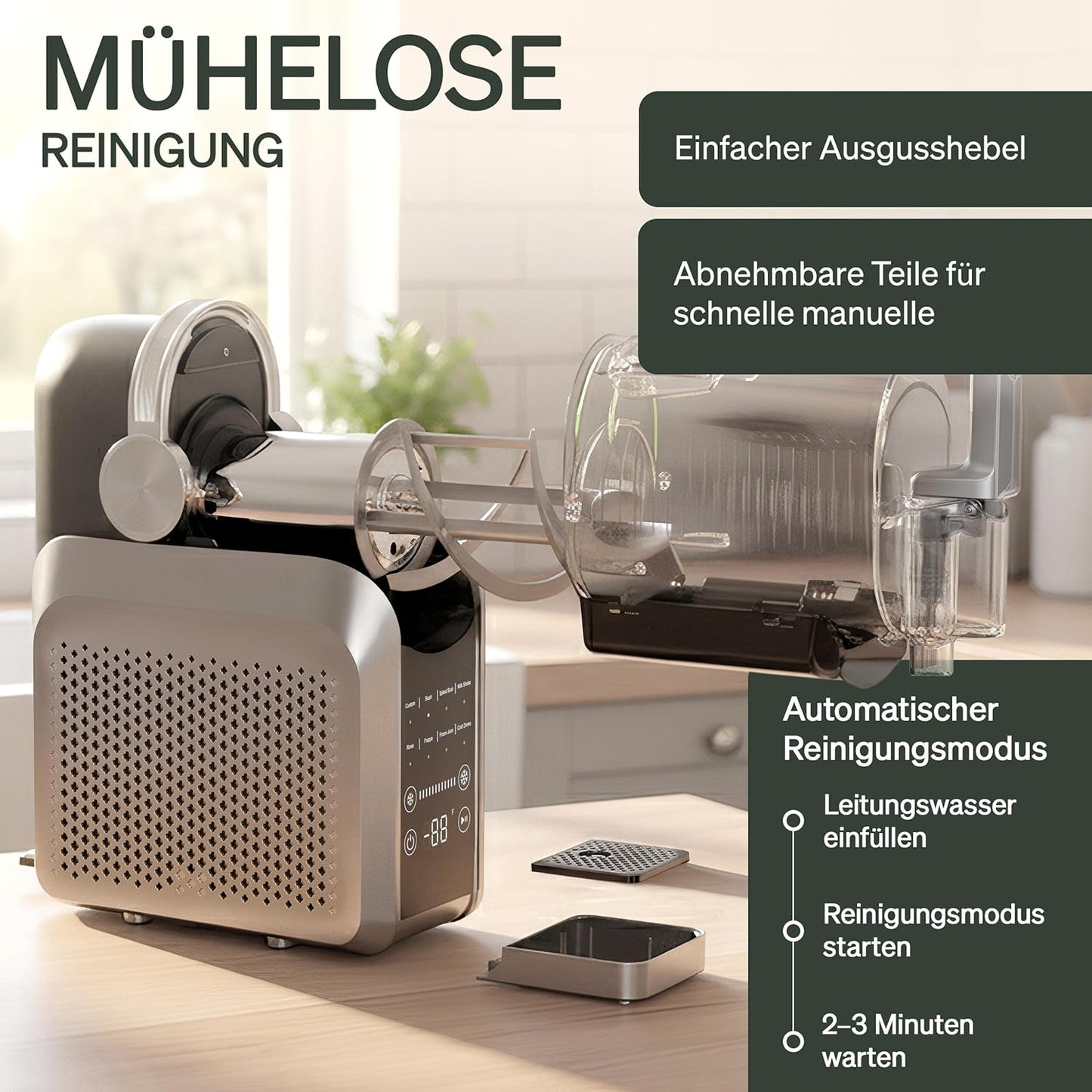 7-in-1 Slush Maschine mit LED & Programmen