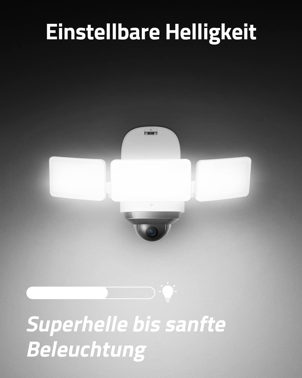 360° HD Überwachungskamera mit Scheinwerfer - Floodlight Cam 2 Pro