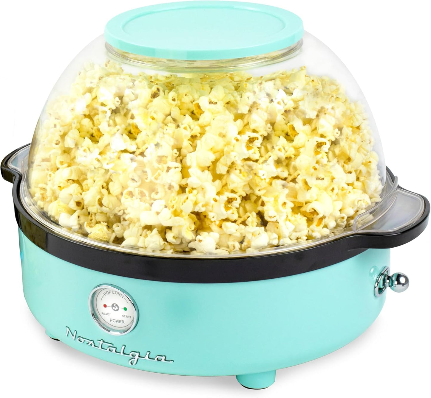 Retro-Popcornmaschine, Blau