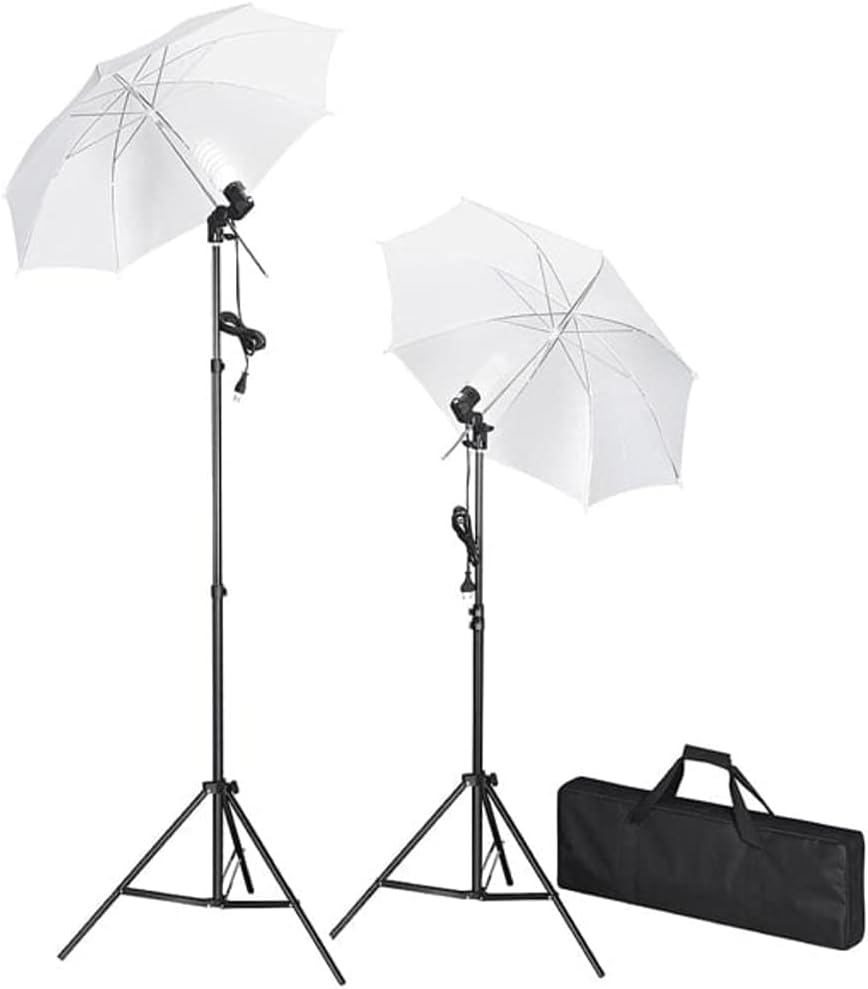 Fotostudio Set mit Studioleuchten und Stativen