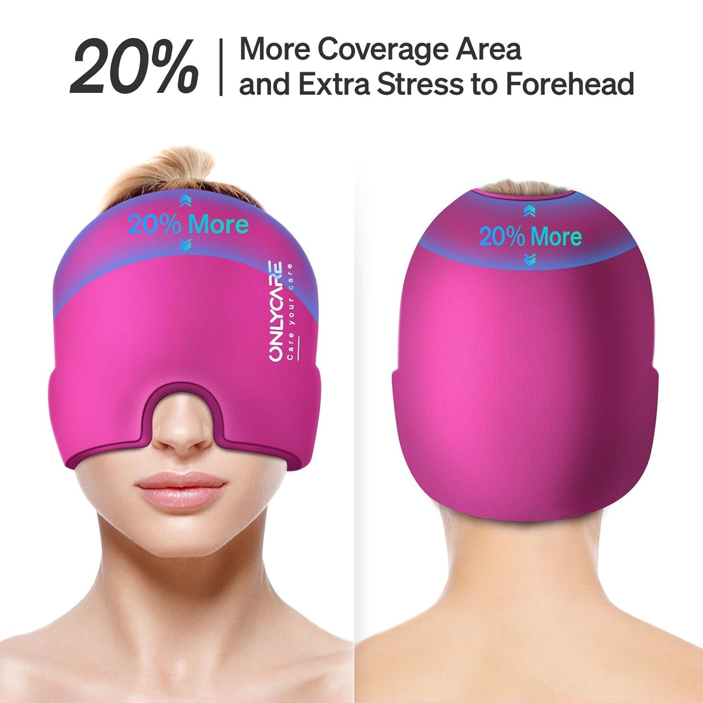 Migräne Maske, Magenta