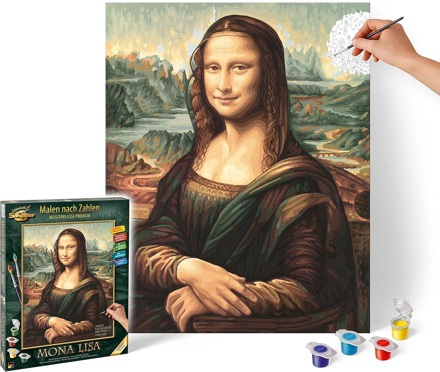 Malen nach Zahlen Set - Mona Lisa
