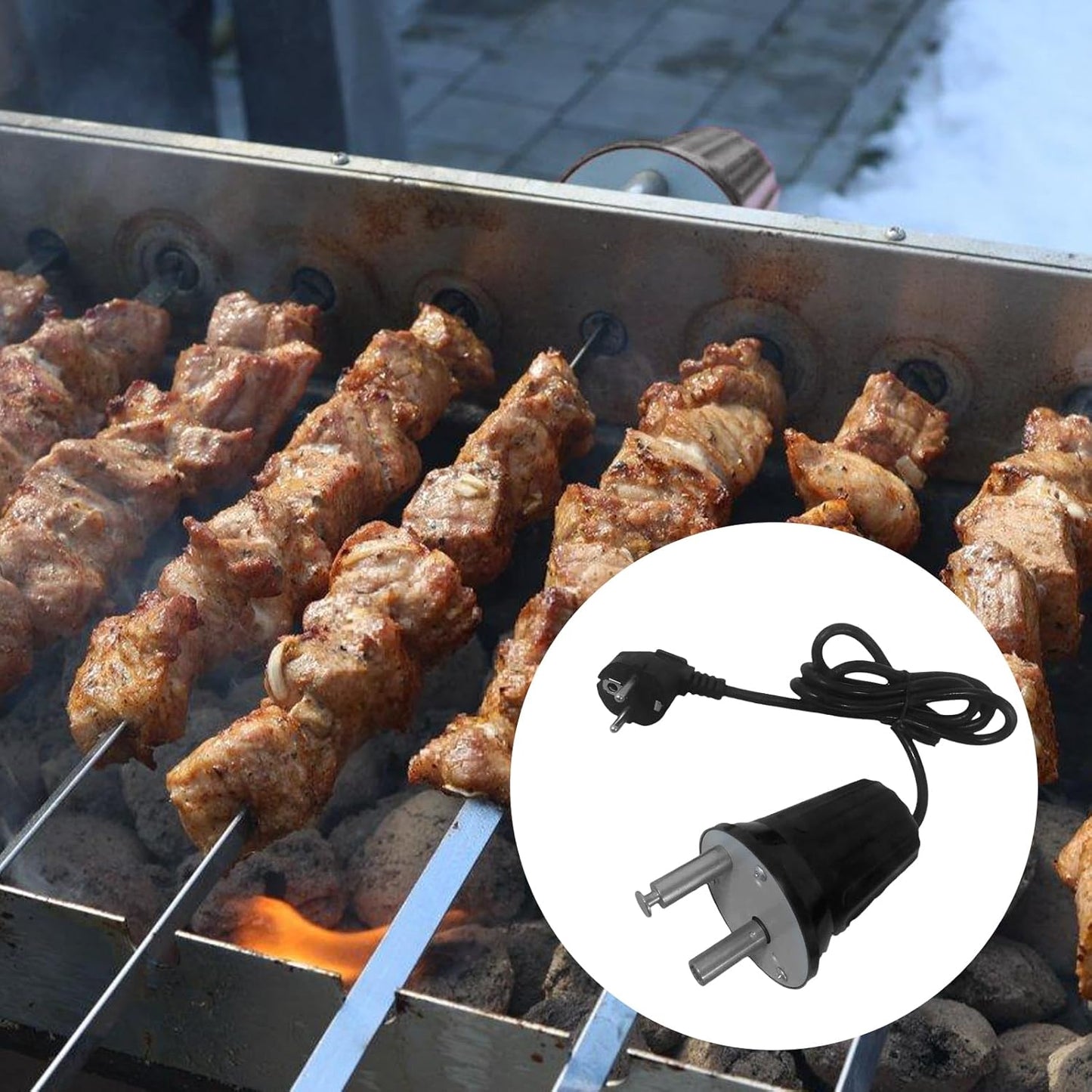 Grillmotor für Spiessbraten und Rotisserie