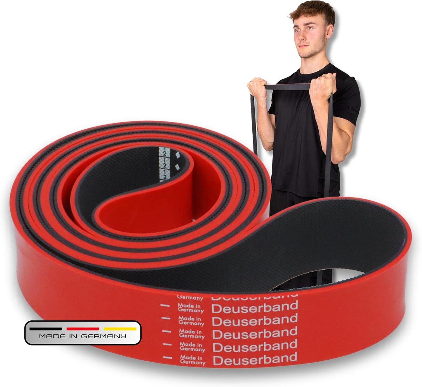 Widerstandsband - Gymnastikband aus Naturkautschuk, Deuserband Original