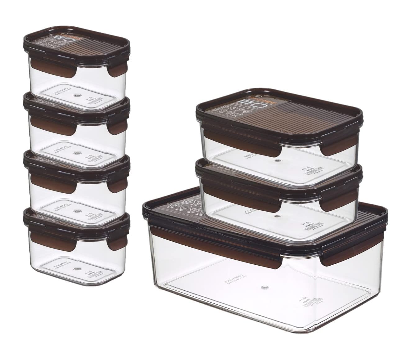7-teiliges Vorratsdosen-Set LBF402S07A, LBF402S07A