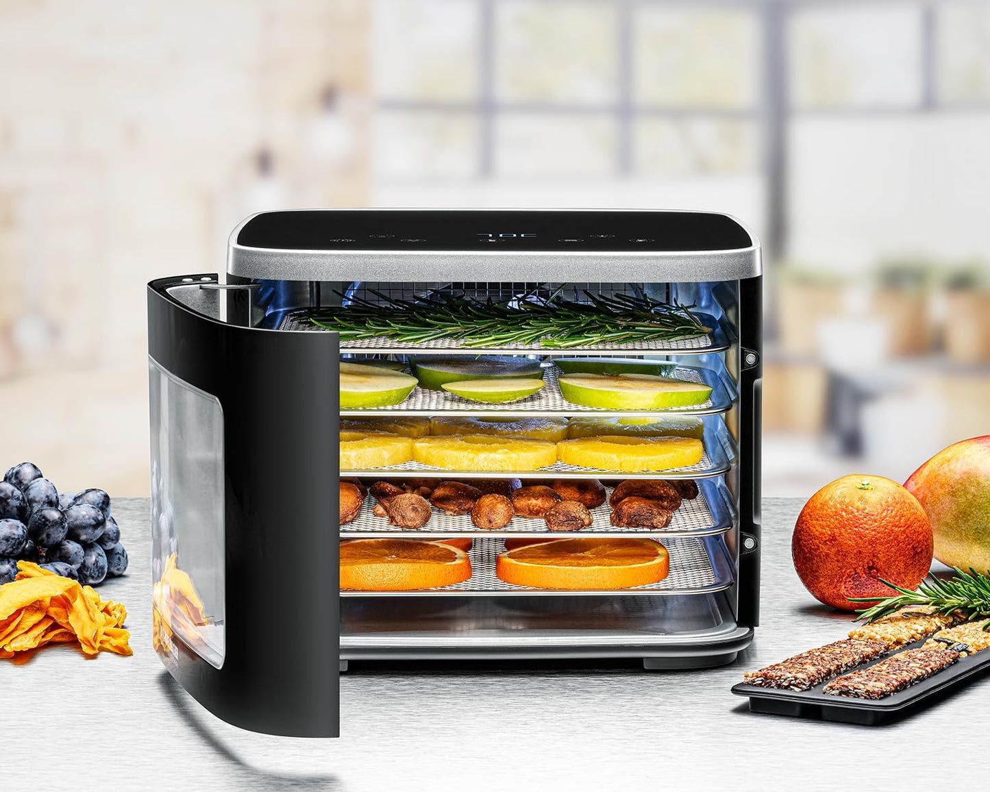 Dörrautomat DA 450 mit LCD-Display, 0,2 m² / 2000 cm² Dörrfläche