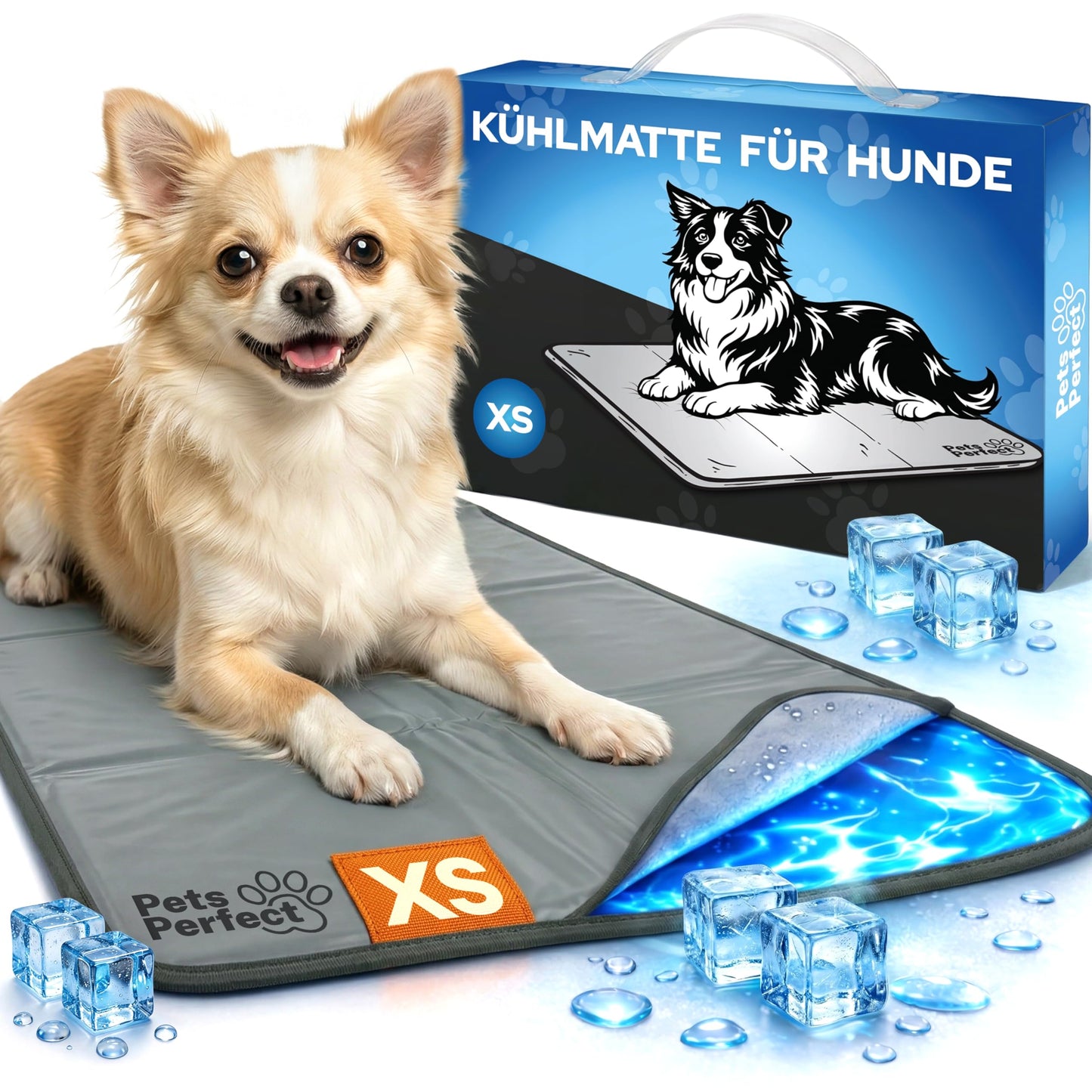 Selbstkühlende Hunde-Kühlmatte, XS 30x40cm