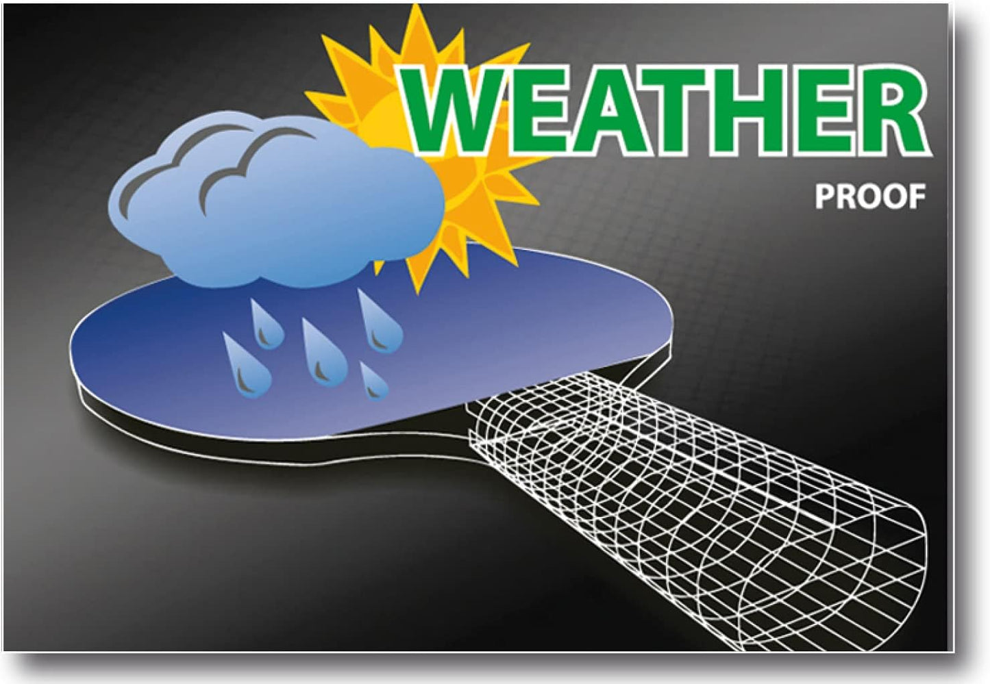 Tischtennis Set, Outdoor Weatherproof, 788662