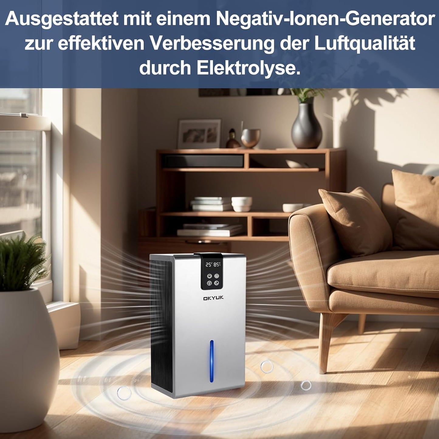 Luftentfeuchter, Grau