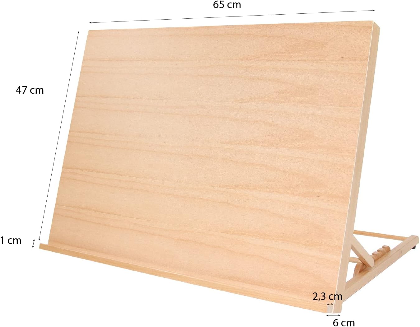 Höhenverstellbare Tischstaffelei & Workstation A2, passend für A2