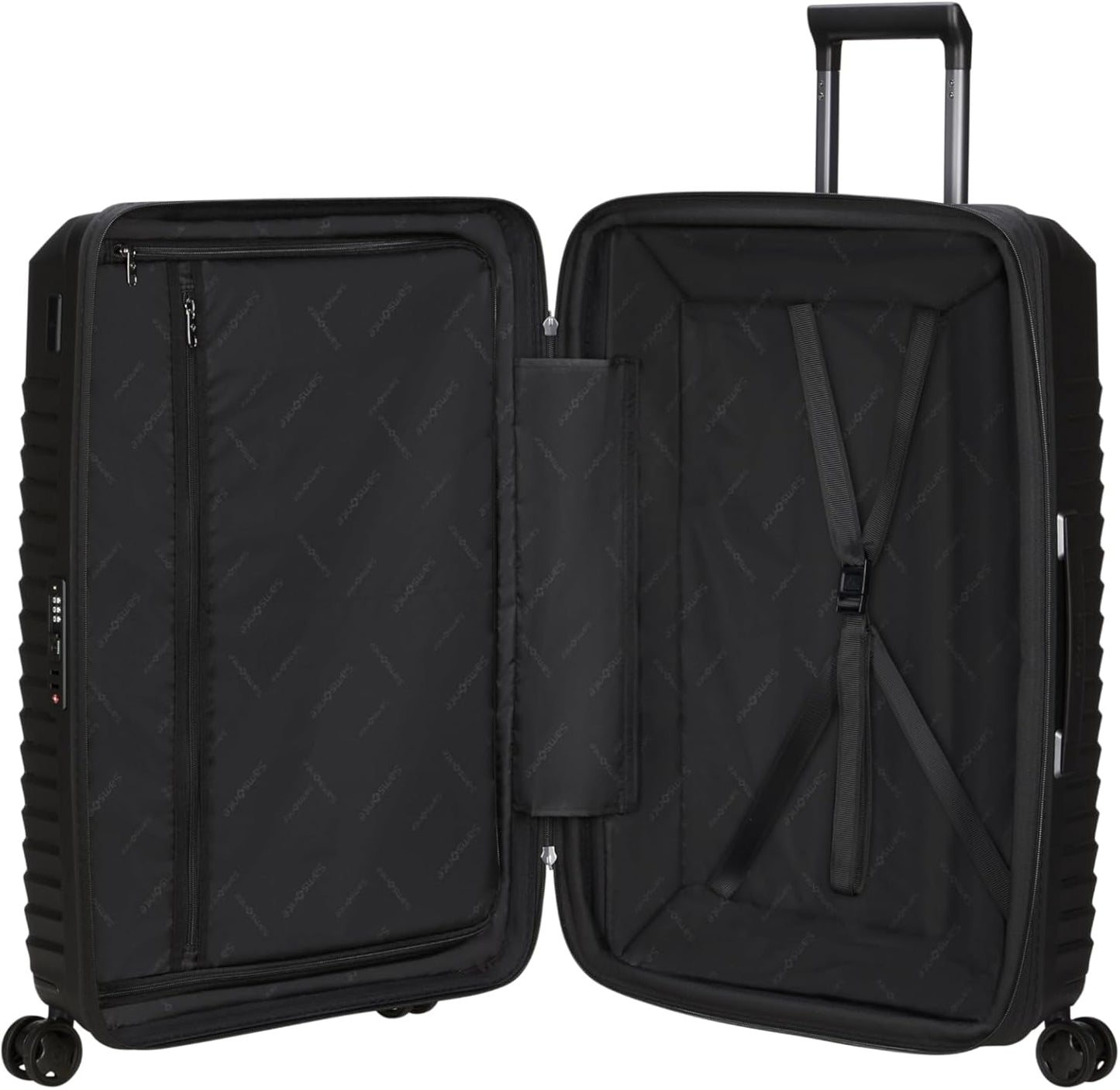Erweiterbarer Koffer Intuo, Black (Black) Spinner L (75 cm - 115 L)