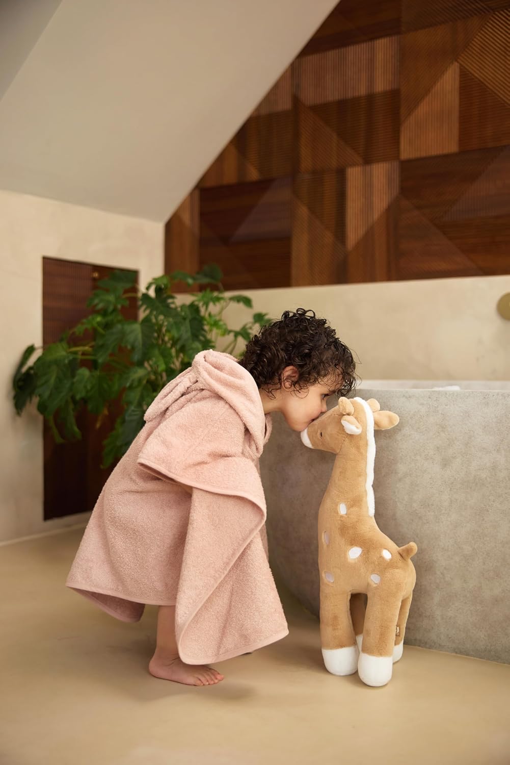 Badeponcho Kinder mit Kapuze (1-4 Jahre)